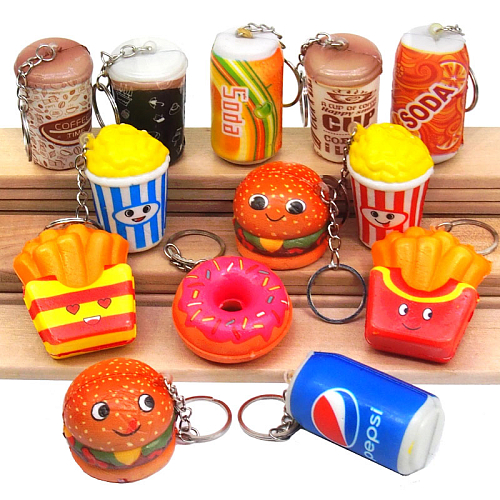 Брелок-сквиш 1690-7 (50) Еда фас-фул 5,5х3х5см