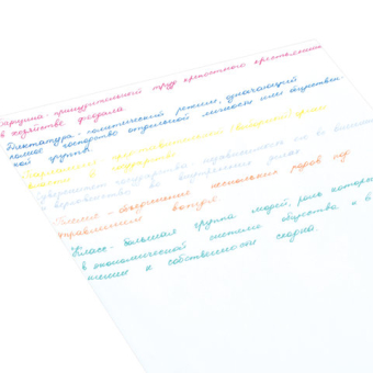 картинка Ручки гелевые ЮНЛАНДИЯ, НАБОР 6 ЦВЕТОВ, БЛЕСТКИ, корпус с печатью, узел 0,7 мм, линия письма 0,5 мм, 142802 от магазина МОЛТИ