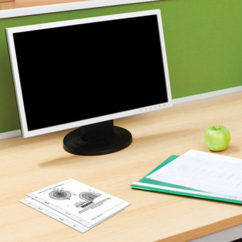 картинка Папки-файлы МАЛОГО ФОРМАТА (148х210 мм), А5, ВЕРТИКАЛЬНЫЕ, КОМПЛЕКТ 100 шт., 35 мкм, BRAUBERG, 221714 от магазина МОЛТИ