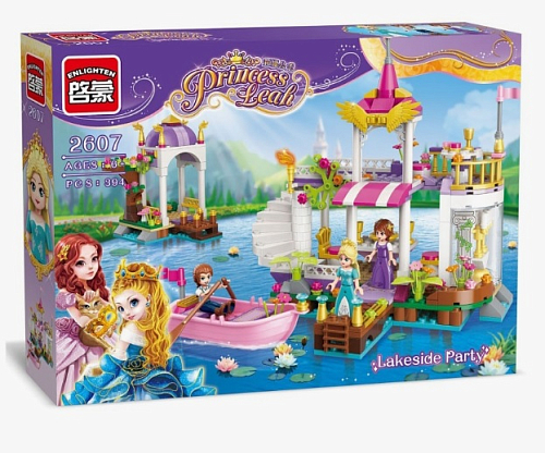 Конструктор корабль/дворец/пристань 394 детали арт. 2607-2609