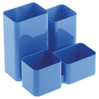 картинка Подставка-органайзер "Юниор", 86х108х102 мм, 4 отделения, ассорти, ОР305 от магазина МОЛТИ