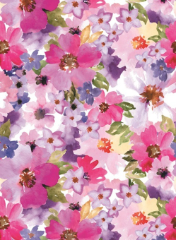 картинка Клипборд А5 лам.карт. "Розовые цветы" /60/ от магазина МОЛТИ