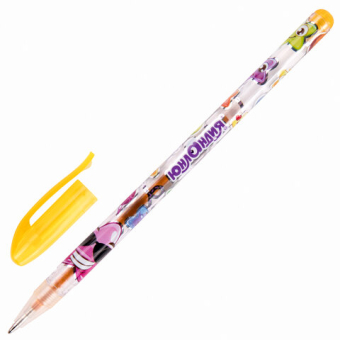 картинка Ручки гелевые ЮНЛАНДИЯ, НАБОР 6 ЦВЕТОВ, БЛЕСТКИ, корпус с печатью, узел 0,7 мм, линия письма 0,5 мм, 142802 от магазина МОЛТИ