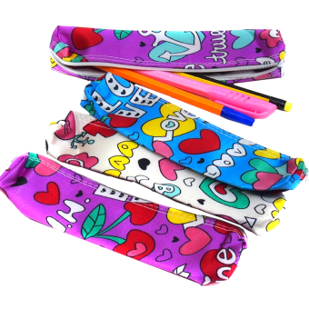 картинка Пенал ткань малый микс 17х5х1,5см П-ТМ от магазина МОЛТИ