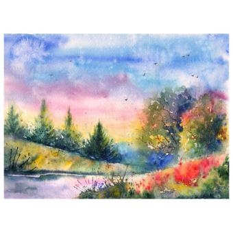 картинка Краски акварельные медовые 12 цветов ПИФАГОР "ВЕСЕЛАЯ ТАКСА", картонная коробка, 192007 от магазина МОЛТИ