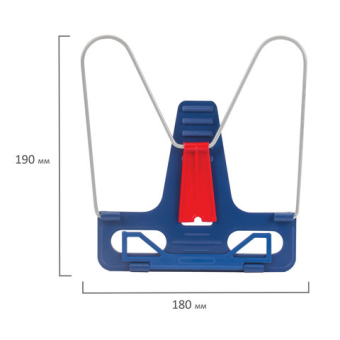 картинка Подставка для книг и учебников ПИФАГОР ЭКОНОМ, пластик / металл, ассорти, в пакете, 236658 от магазина МОЛТИ