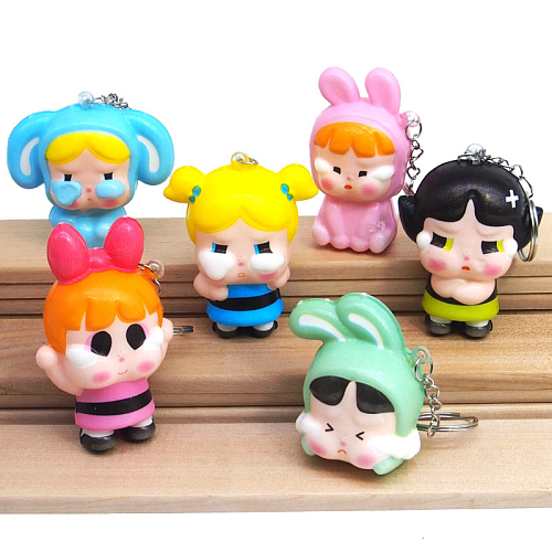 Брелок-сквиш 1690-9 (50) Девочки К-Рор 5,5х3х5см