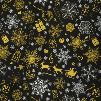 картинка Бумага упаковочная новогодняя С ЭФФЕКТАМИ (1 шт.) "Winter", 70х100 см, ассорти, ЗОЛОТАЯ СКАЗКА, 592189 от магазина МОЛТИ