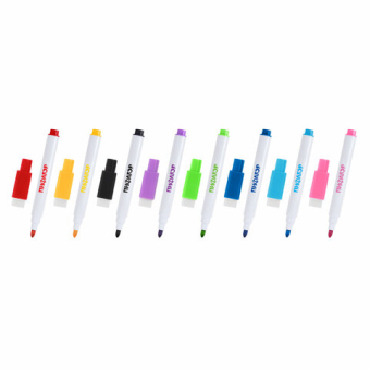 картинка Маркеры стираемые 2 мм для белой доски и планера со стирателем НАБОР 8 ЦВЕТОВ, ПИФАГОР, 152566 от магазина МОЛТИ