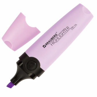 картинка Текстовыделитель BRAUBERG "DELTA PASTEL", ЛАВАНДОВЫЙ, линия 1-5 мм, 151733 от магазина МОЛТИ