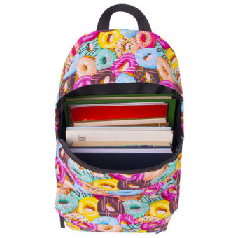 картинка Рюкзак BRAUBERG СИТИ-ФОРМАТ универсальный, "Donuts", разноцветный, 41х32х14 см, 228862 от магазина МОЛТИ