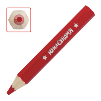 картинка Карандаши цветные утолщенные ЮНЛАНДИЯ "МАЛЫШИ-КАРАНДАШИ", 6 цветов, укороченные, шестигранные, грифель 5 мм, натуральное дерево, 181375 от магазина МОЛТИ