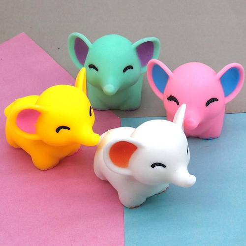 Антистресс  2906-8 (12) Слон 7х6х4см в и/у резина