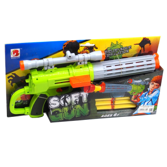 картинка Игровой набор 566 Бластер детский 34см с 6 пулями 6+ от магазина МОЛТИ