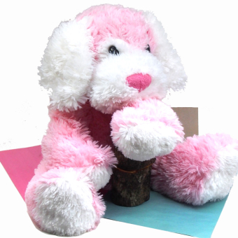 картинка Собака Розовая L5880 30см. от магазина МОЛТИ