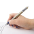 картинка Ручка стираемая гелевая STAFF, ЧЕРНАЯ, хромированные детали, узел 0,5мм, линия 0,35мм, 142495 от магазина МОЛТИ