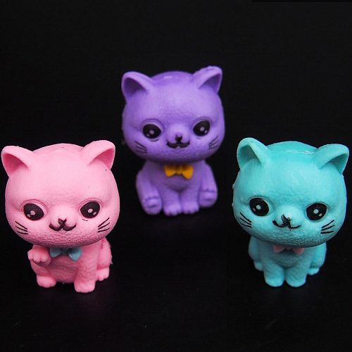 Ластик 1110/2144-11 (48) фигурный Кошка в и/у 3,5х2х2см