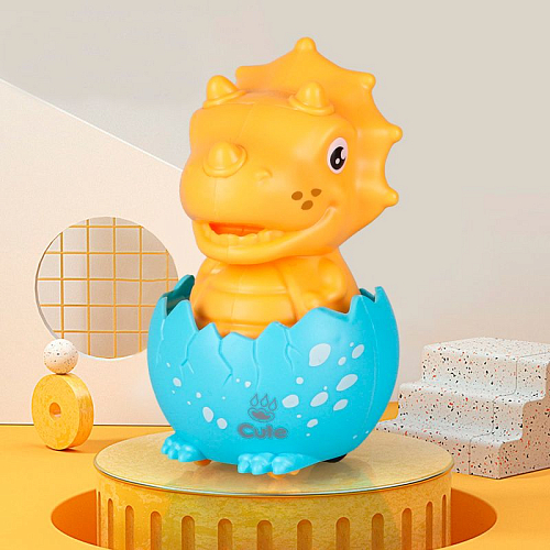 Динозавр в яйце 1812-ДЯ нажимной 9х6см