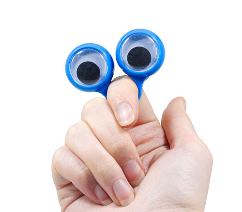 Игрушка YR10648 пластиковая глазки на пальчики
