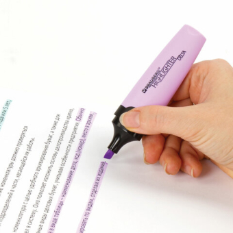 картинка Текстовыделитель BRAUBERG "DELTA PASTEL", ЛАВАНДОВЫЙ, линия 1-5 мм, 151733 от магазина МОЛТИ