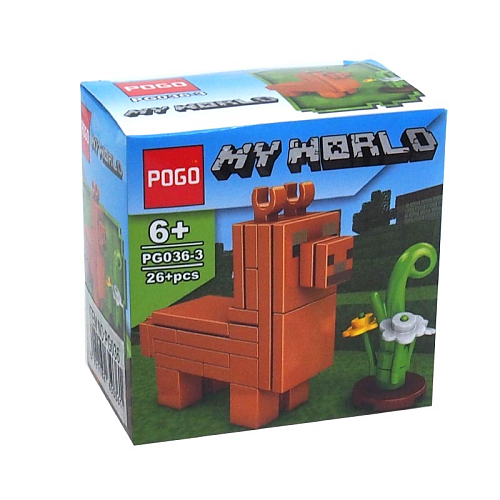 Конструктор АК-38/036 WY Фигурки животных в коробке 7х4,5х7см