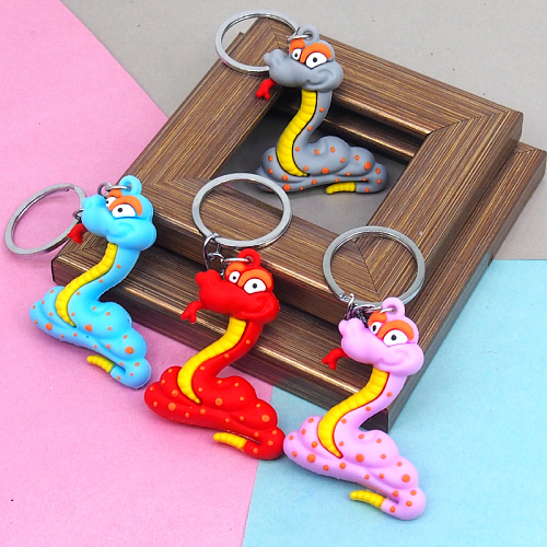 Брелоки 728-5-П (12) Питон резина  4,5х2х3см