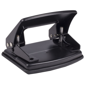 картинка Дырокол металлический средний, до 20 листов, черный, 224649 от магазина МОЛТИ