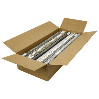 картинка Бумага упаковочная подарочная мелованная "Golden pattern", 70x100 см, 10 дизайнов ассорти, ЗОЛОТАЯ СКАЗКА, 591912 от магазина МОЛТИ