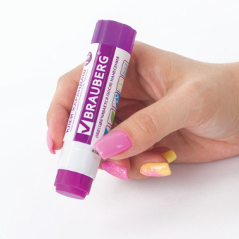 картинка Клей-карандаш BRAUBERG, 15 г, обесцвечивающийся после высыхания, 220874 от магазина МОЛТИ