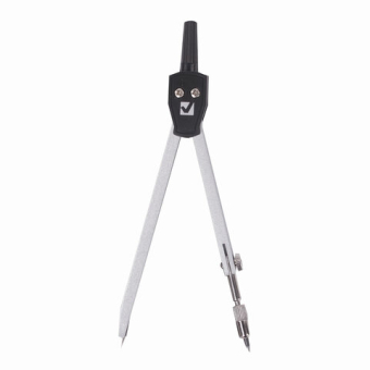 картинка Готовальня BRAUBERG "Architect", 9 предметов: циркуль + измер + кронциркуль, рейсфедер + держатель, 2 вставки, удлинитель, грифель, 210353 от магазина МОЛТИ