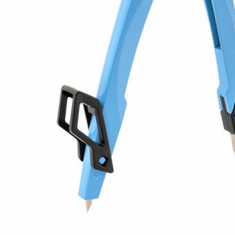 картинка Готовальня BRAUBERG ULTRA, 4 предмета: циркуль 135 мм, запасной грифель, насадка, аквамариновый цвет, 210822 от магазина МОЛТИ