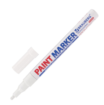 картинка Маркер краска 2 мм. БЕЛЫЙ 168PM NEW от магазина МОЛТИ