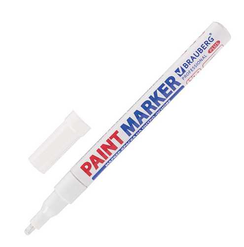 Маркер краска 2 мм. БЕЛЫЙ 168PM NEW