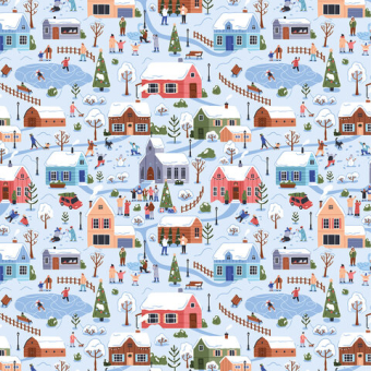 картинка Бумага упаковочная новогодняя "Сказочный подарок", 70х100 см, 10 дизайнов ассорти, ЗОЛОТАЯ СКАЗКА, 592562 от магазина МОЛТИ