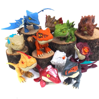 картинка Фигурка 2506-8/818 (12) подвижная Динозавр микс в и/у 7х6,5х4см от магазина МОЛТИ