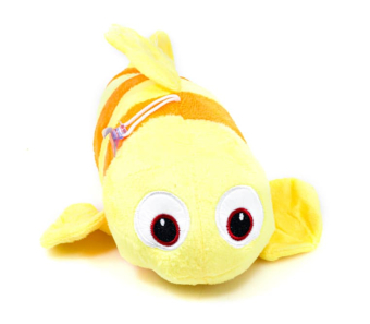 картинка Рыбка 120822РЖ желтая с присоской 26 см. от магазина МОЛТИ