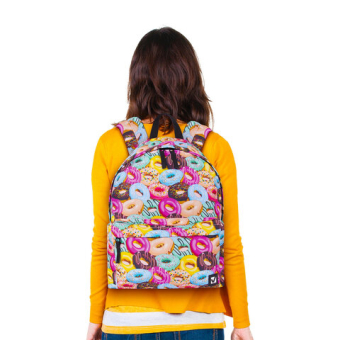 картинка Рюкзак BRAUBERG СИТИ-ФОРМАТ универсальный, "Donuts", разноцветный, 41х32х14 см, 228862 от магазина МОЛТИ