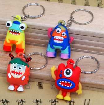 картинка Брелоки 2270-17 (12) Монстр 3х0,5х2см  резиновая от магазина МОЛТИ
