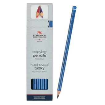 картинка Карандаш химический KOH-I-NOOR, СИНИЙ, 1 шт., грифель 3 мм, длина 175 мм, 156100E004KS от магазина МОЛТИ