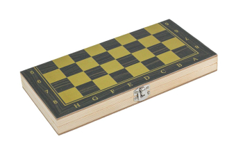 картинка Игра настольная 2902 ШАХМАТЫ средние деревянные 3в1 (30х4х15 поле 30х30) 500гр. от магазина МОЛТИ