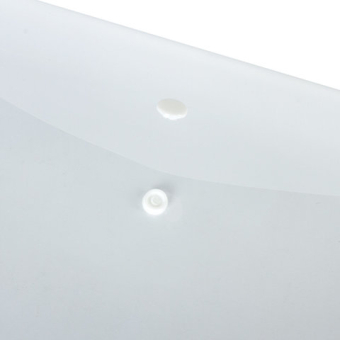 картинка Папка-конверт с кнопкой BRAUBERG, А4, до 100 листов, прозрачная, 0,15 мм, 221638 от магазина МОЛТИ