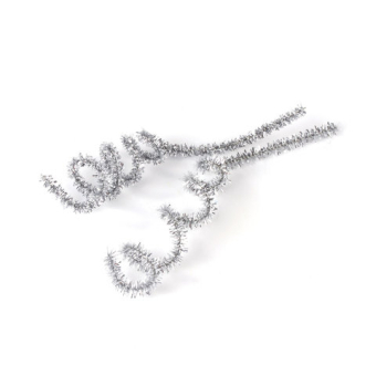 картинка Проволока синельная для творчества "Блестящая", серебряная, 30 шт., 0,6х30 см, ОСТРОВ СОКРОВИЩ, 661544 от магазина МОЛТИ