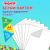 картинка Картон белый А4 немелованный (матовый), 8 листов, в папке, ПИФАГОР, 200х290 мм, "Мишка на сноуборде", 129904 от магазина МОЛТИ