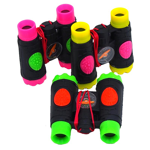 Игрушка 29-2-5 (24) Бинокль+компас в и/у 10,5х4х10см пластик