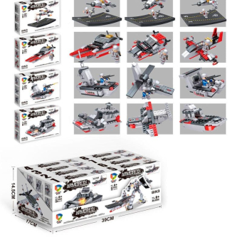 картинка Конструктор 41028 военные роботы 19х4,5х14 см от магазина МОЛТИ