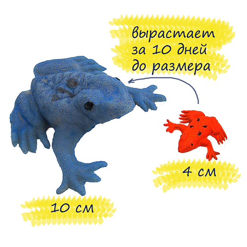 Игрушка-растушка  АК2-3-1 (20) Микс животных в и/у 2,5х4х0,5см 
