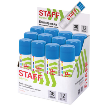 картинка Клей-карандаш STAFF "EVERYDAY", 36 г, 220376 от магазина МОЛТИ
