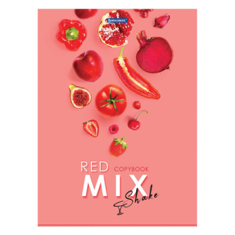картинка Тетрадь А4, 80 л., BRAUBERG, скоба, клетка, обложка картон, "Mix", 404046 от магазина МОЛТИ
