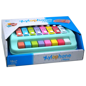 картинка Игровой набор АК3-2/8811 ксилофон пианино в и/у 7х17х24,5(5,5х16х20,5)см пласти+металл1,5+ от магазина МОЛТИ