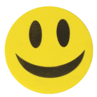 картинка Стиратель магнитный для магнитно-маркерной доски, круглый, диаметр 90 мм, "Смайлик", STAFF "Basic", 236751 от магазина МОЛТИ